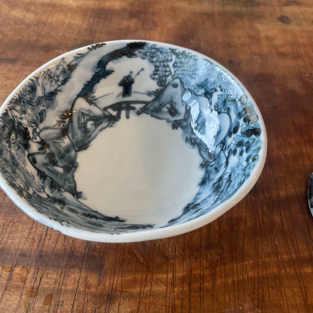 京焼 先代村田幸之介茶碗 猪口