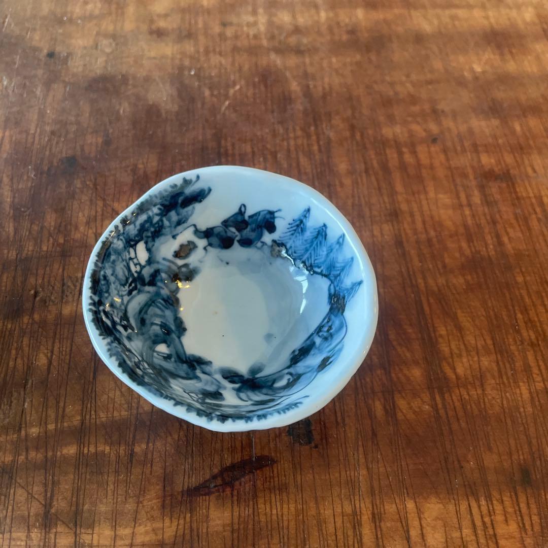 京焼 先代村田幸之介茶碗 猪口