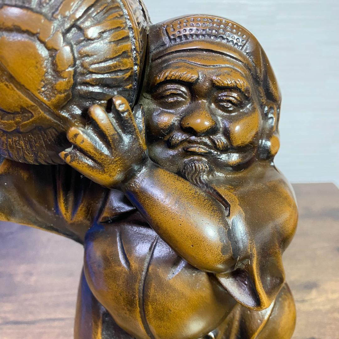 七福神　五穀豊穣　商売繁盛　金運上昇　出世開運大黒天　置物