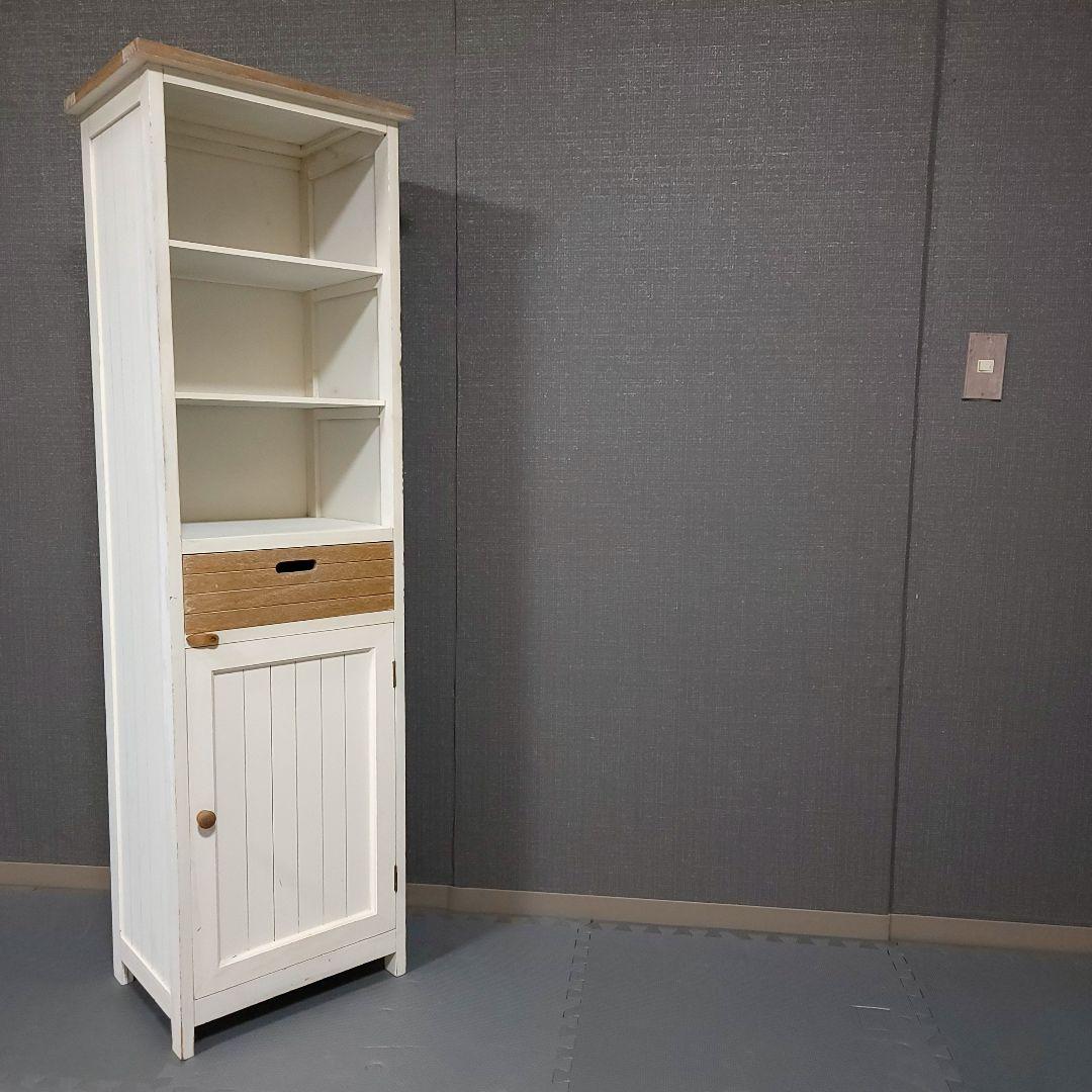 天然木トールキャビネット 45×35×150(cm)