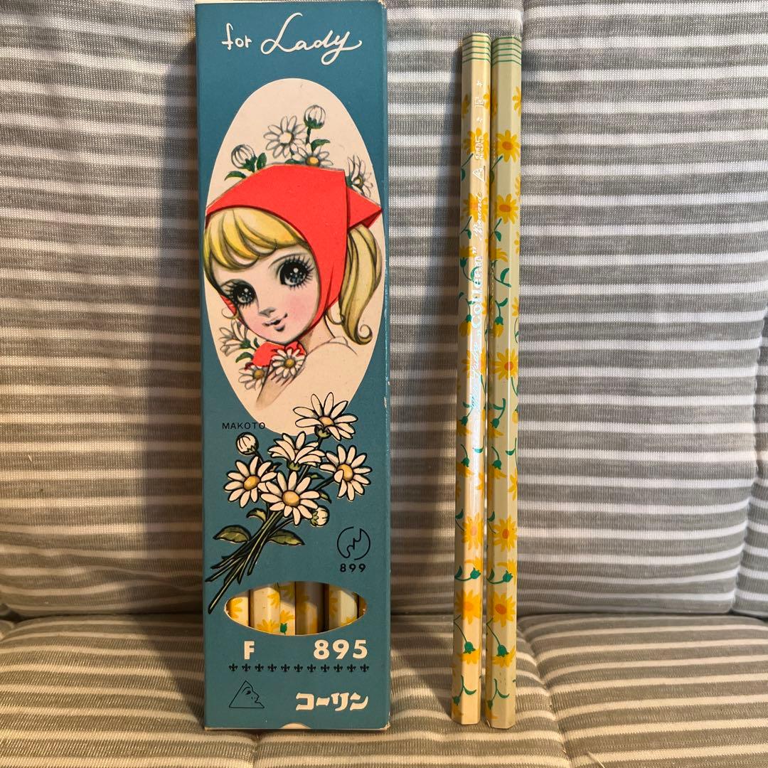 新品未使用 昭和レトロ 希少美品 高橋真琴 コーリン鉛筆2ダースセット