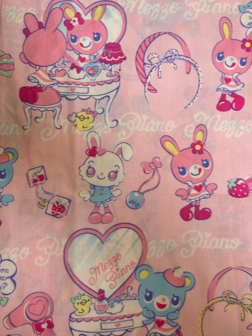 【レア✨新品未使用】Mezzo Piano✨ミミポポ ☆フラットシーツ&枕カバー