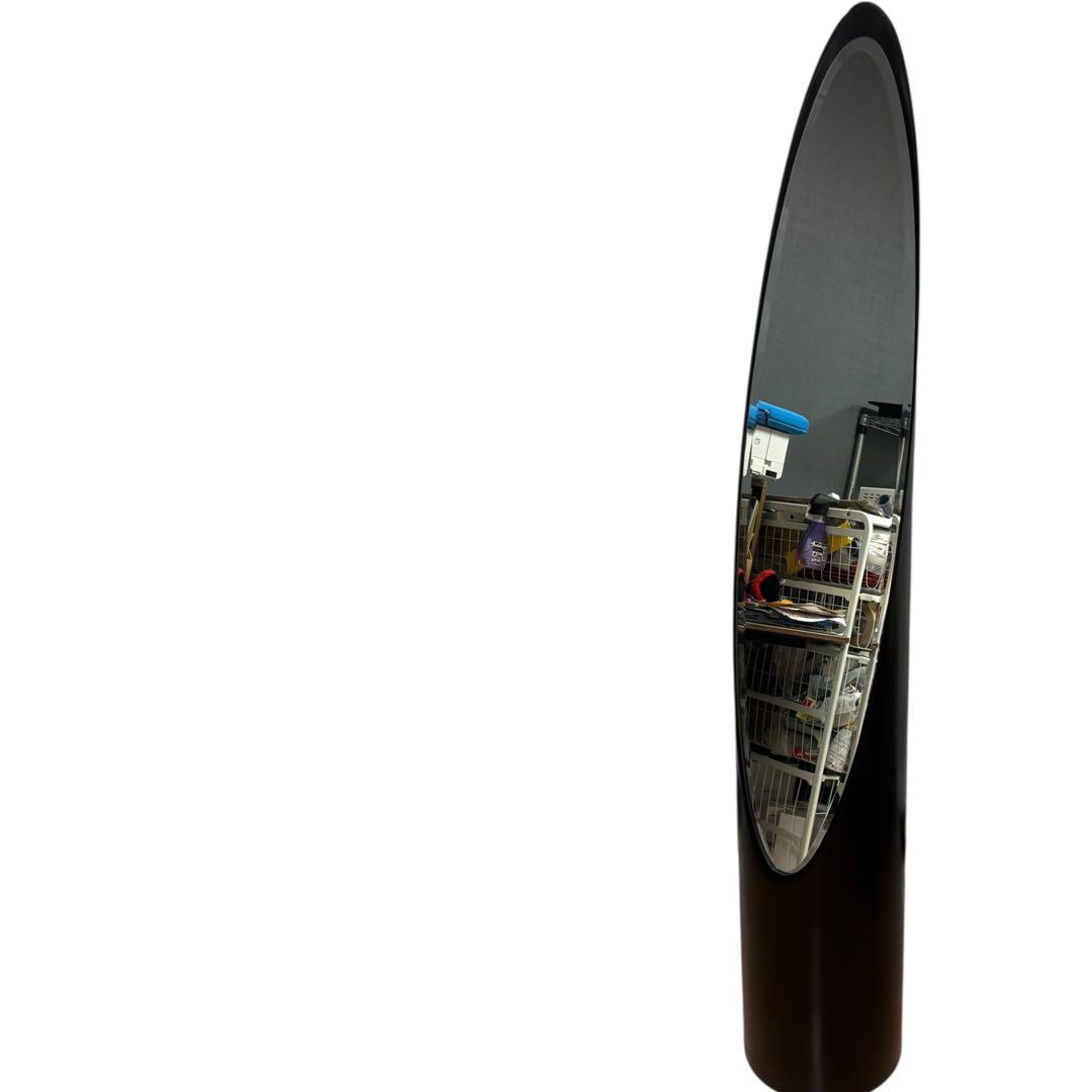 【希少】ミッドセンチュリー リップスティックミラー フロアスタンドミラー