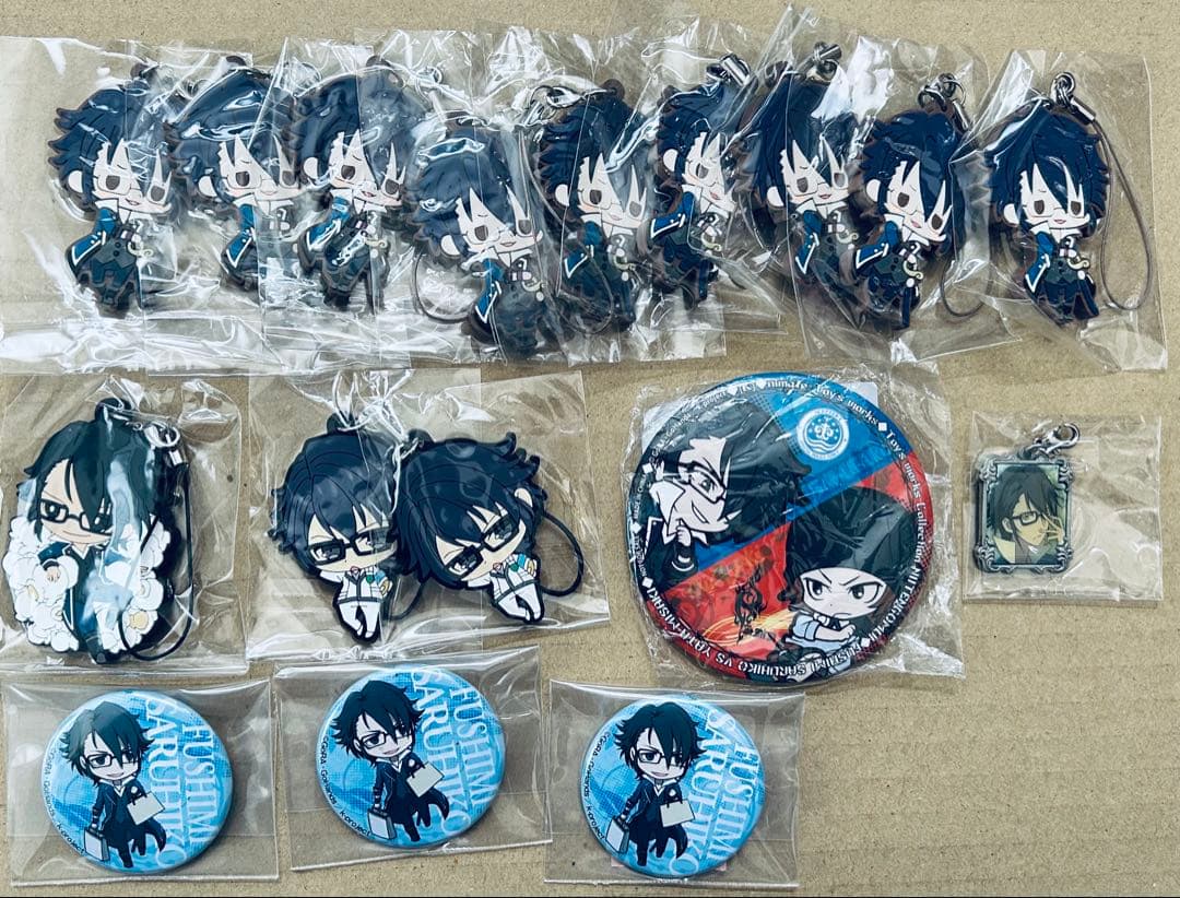 K 伏見猿比古 缶バッジ ラバスト フィギュア ドリーム☆クッションカバー