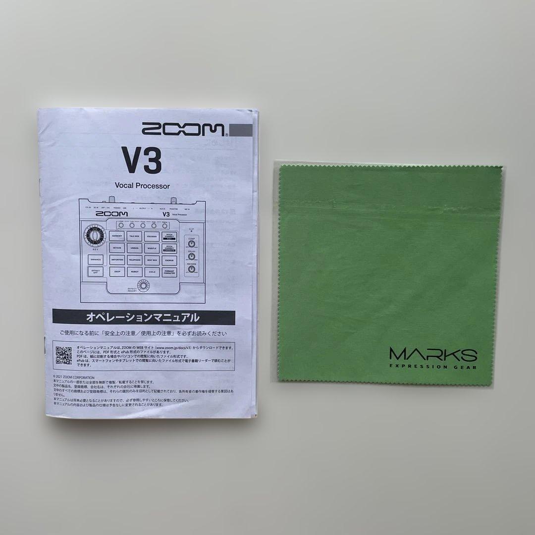 ZOOM V3 マイク+スタンド セット　ボーカルエフェクター