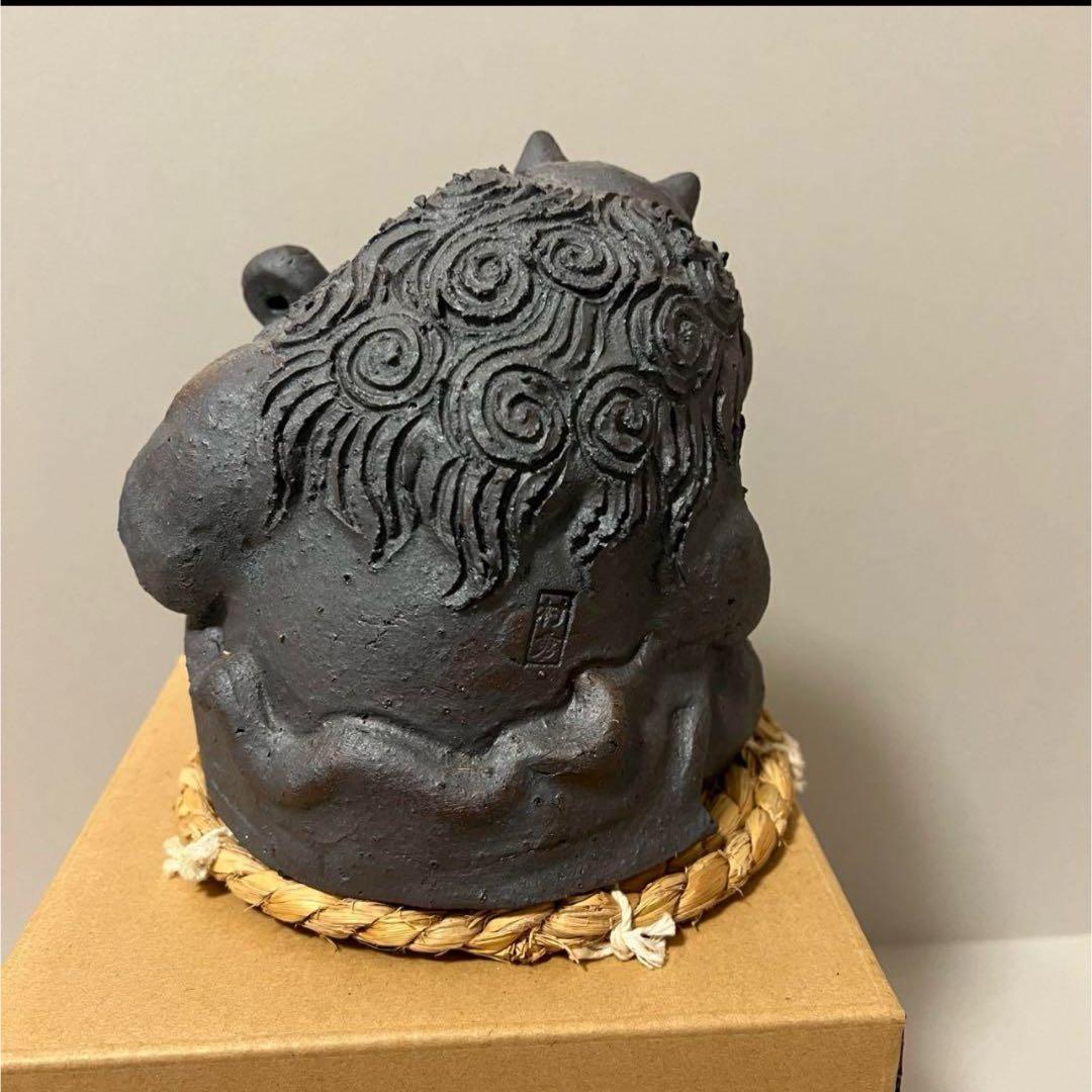 安田瓦 村秀鬼瓦 鬼置物 鬼もひるね - メルカリ