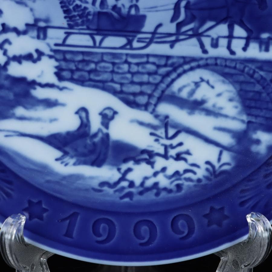 Y2549-34 ロイヤルコペンハーゲン イヤープレート 3枚セット