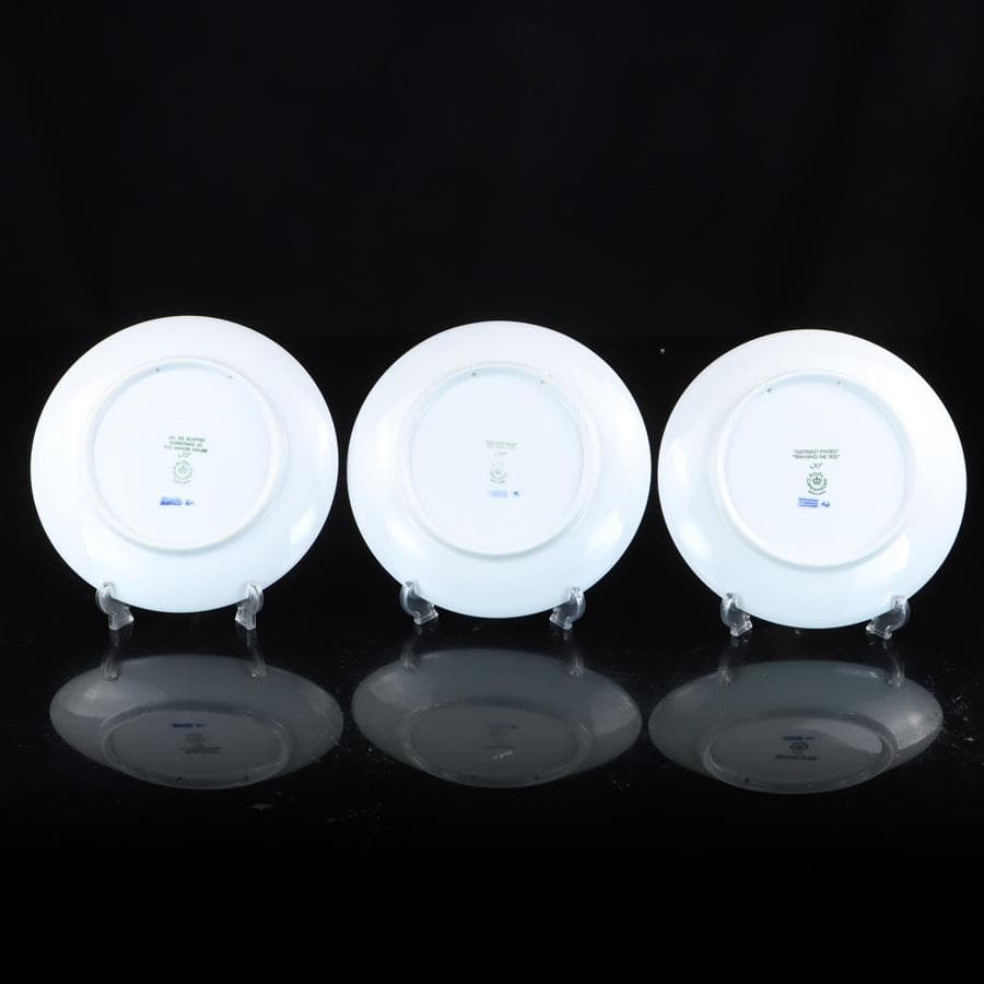 Y2549-34 ロイヤルコペンハーゲン イヤープレート 3枚セット