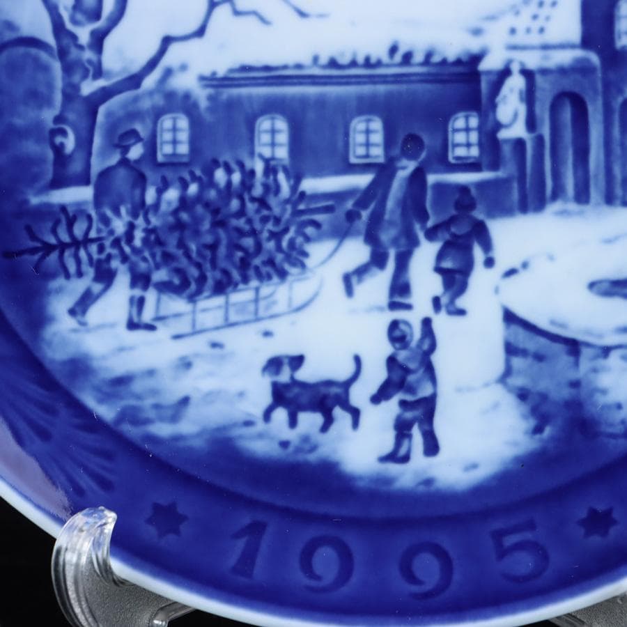 Y2549-34 ロイヤルコペンハーゲン イヤープレート 3枚セット