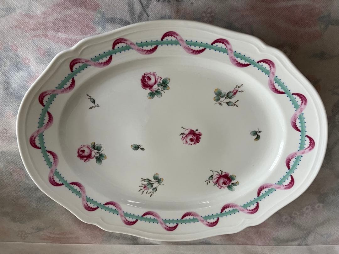 未使用　リチャードジノリ　ヴィラアドリアーナ　34㎝　皿　オーバルプラター