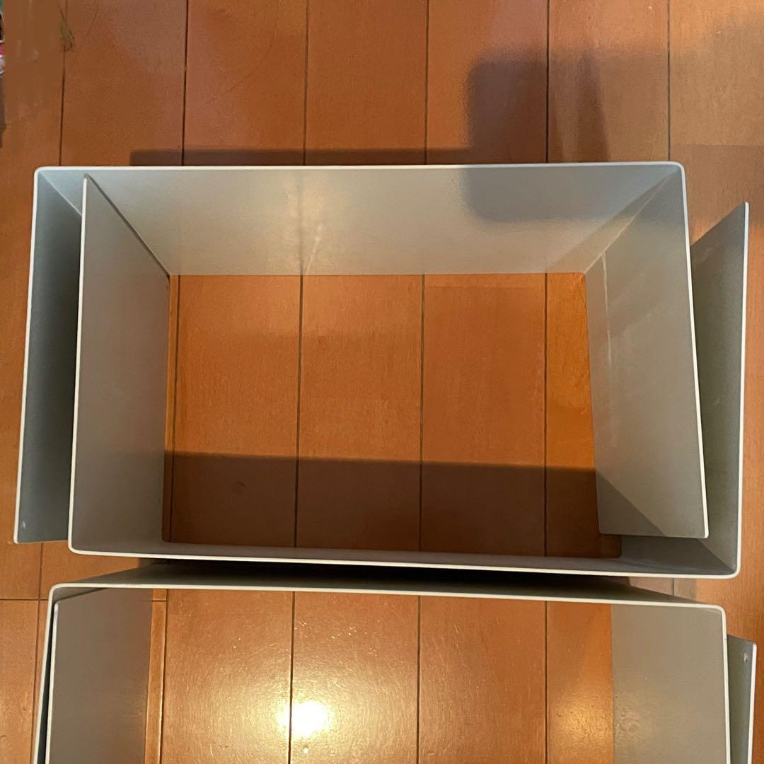 無印良品　スタッキングシェルフ　コの字棚　4個