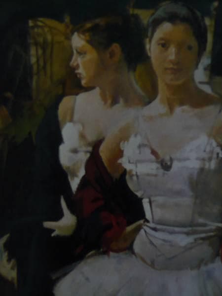 小磯良平、【踊り子二人】、希少な大判額装用画集より、美品、新品額装