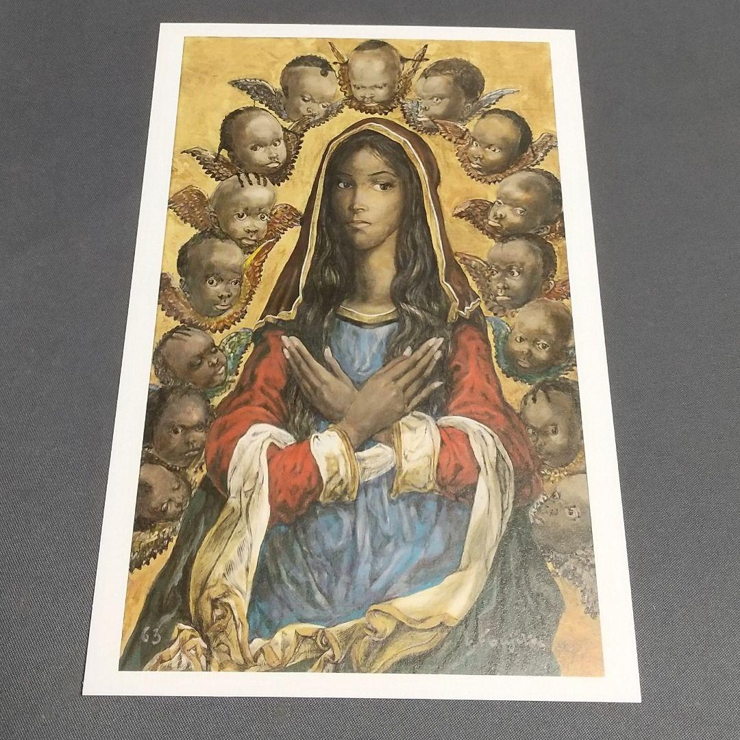 美術館グッズ【12709】 ポストカード マドンナ（藤田嗣治） - メルカリ