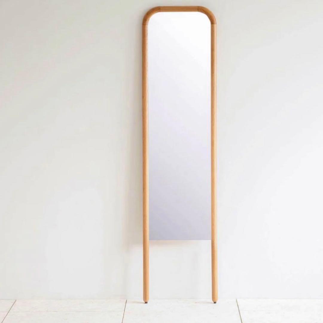 関家具 スタンドミラー スーク 姿見 鏡 オーク 新品 定価27500