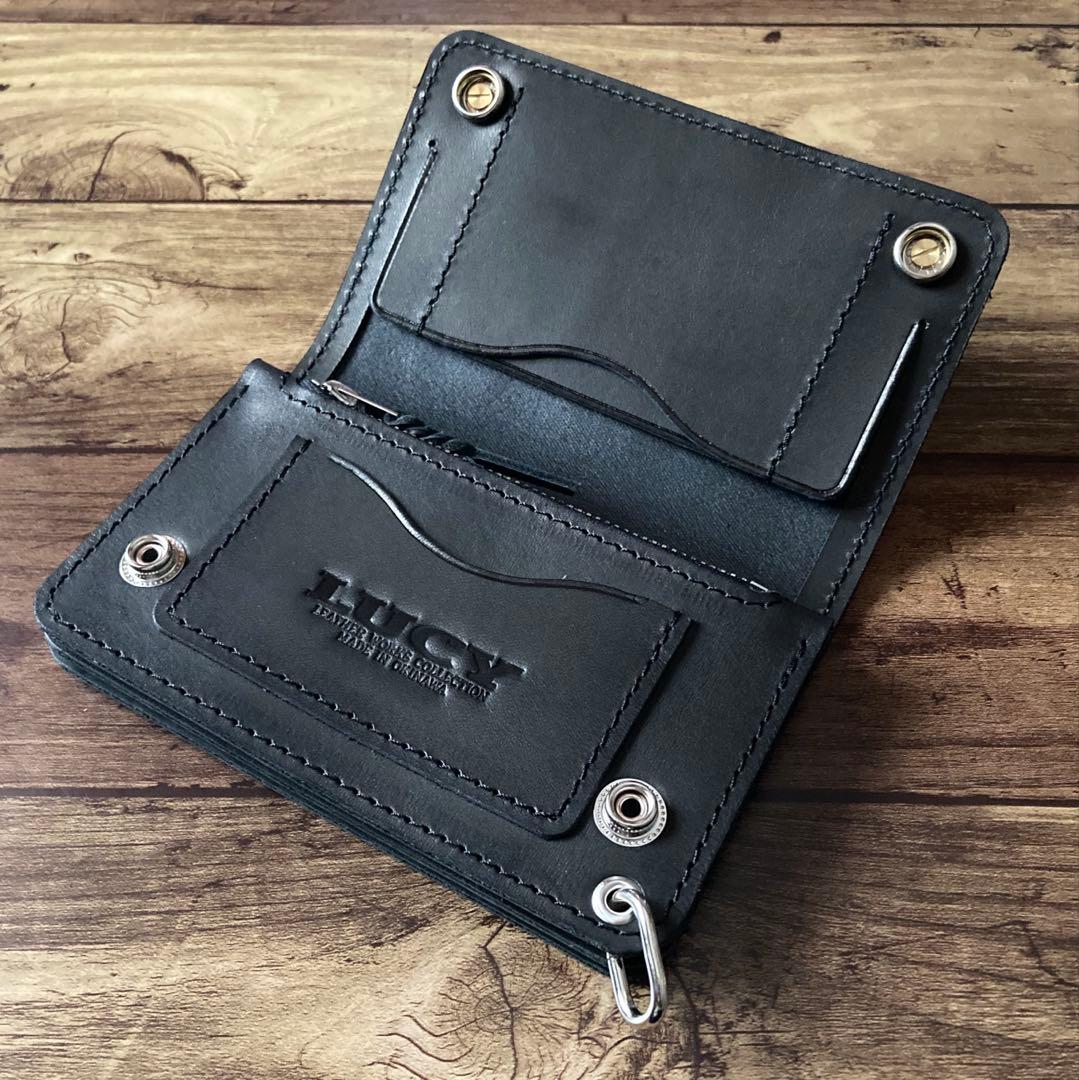 【Rj】トラッカーウォレット150（ミドル）3層【お札を折らずに収納】