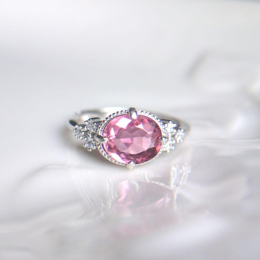 1.26ct ピンクトルマリン　リング