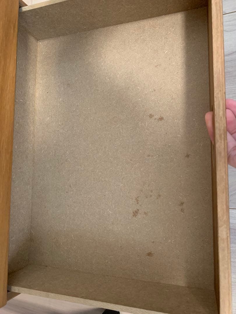 無印良品　スタッキングチェスト2個 ウォールナット材