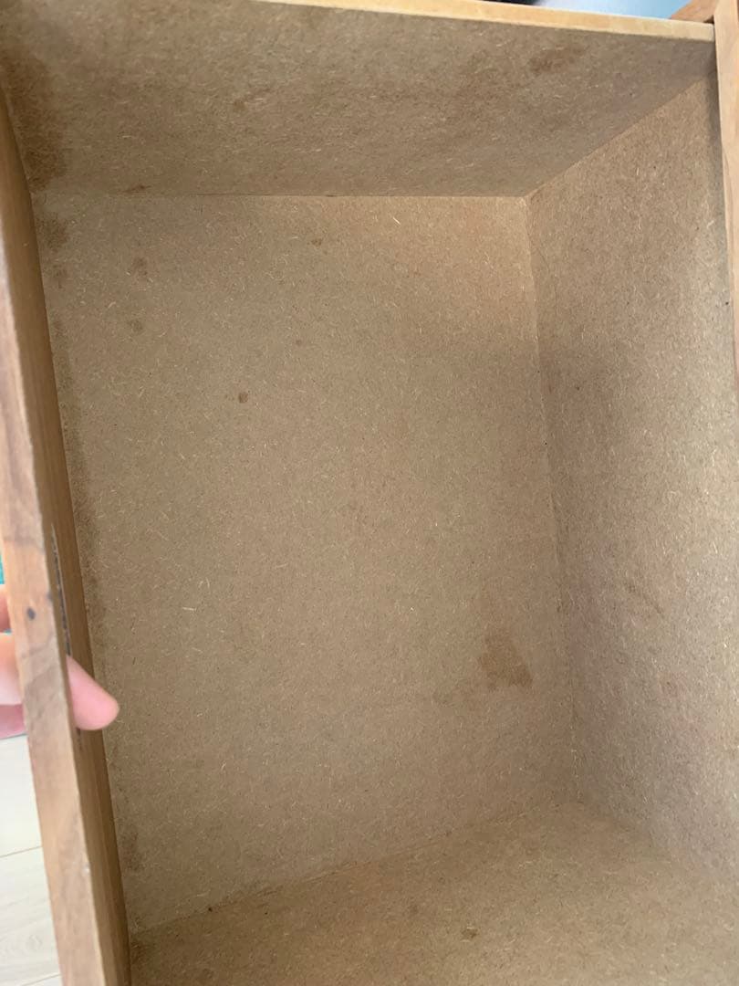 無印良品　スタッキングチェスト2個 ウォールナット材