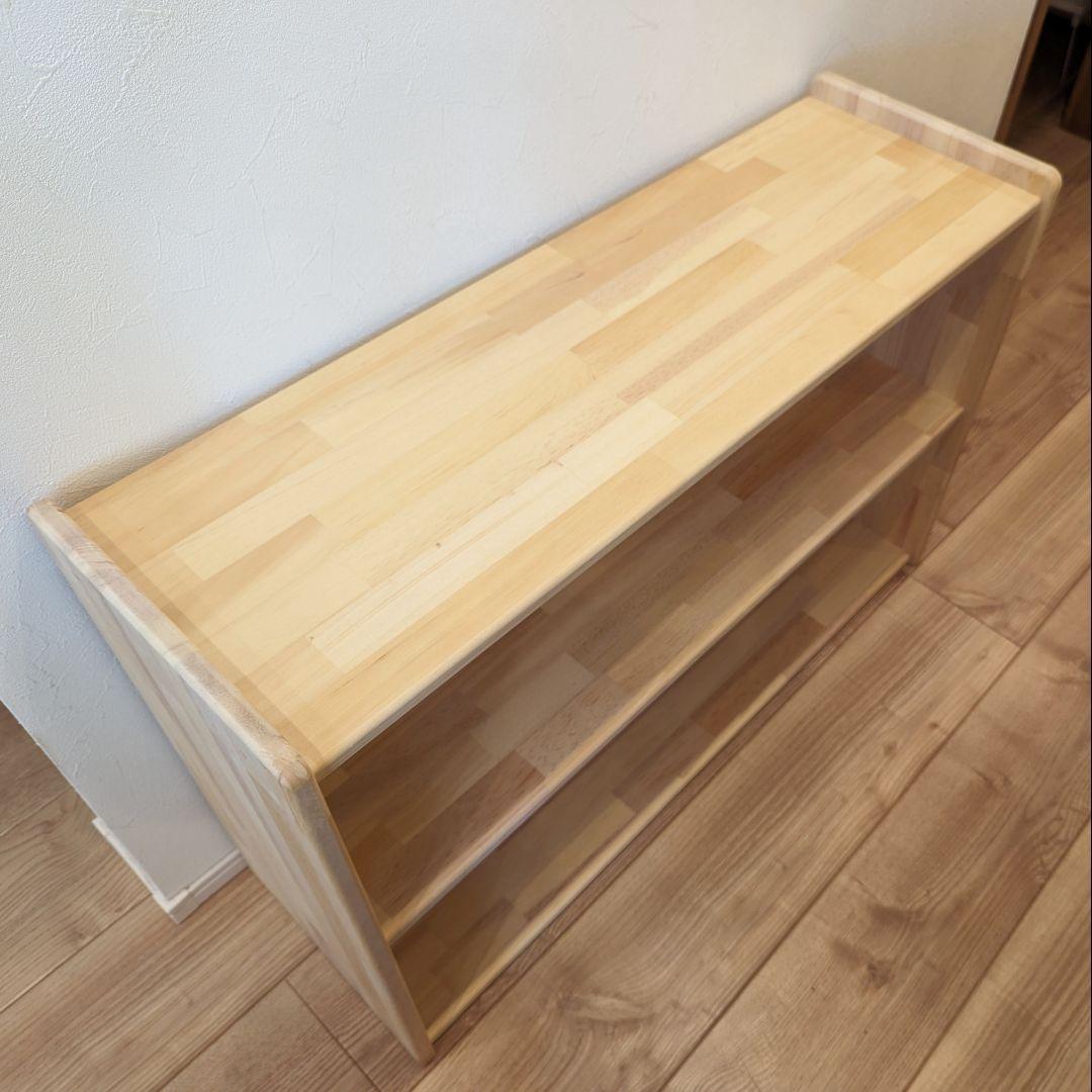 せんべい　おもちゃ棚　✨　絵本棚　モンテッソーリ木製棚　北欧　ハンドメイド