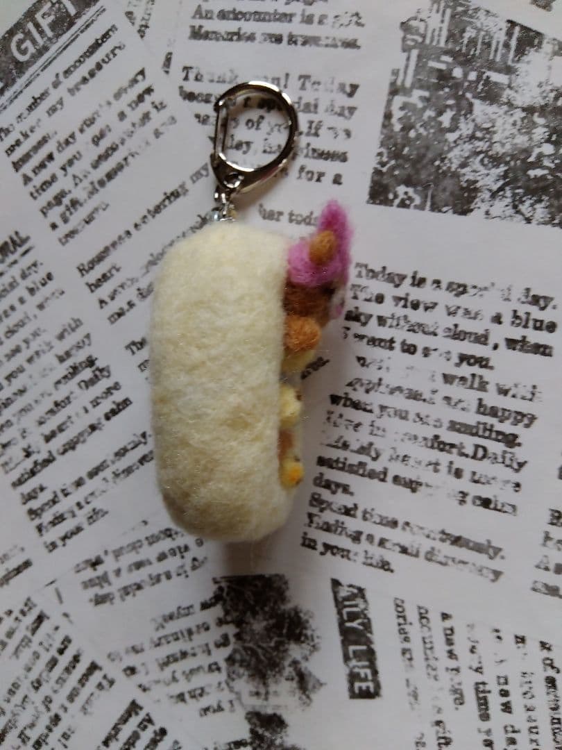 ゆったりバスタイムくまさんキーホルダー