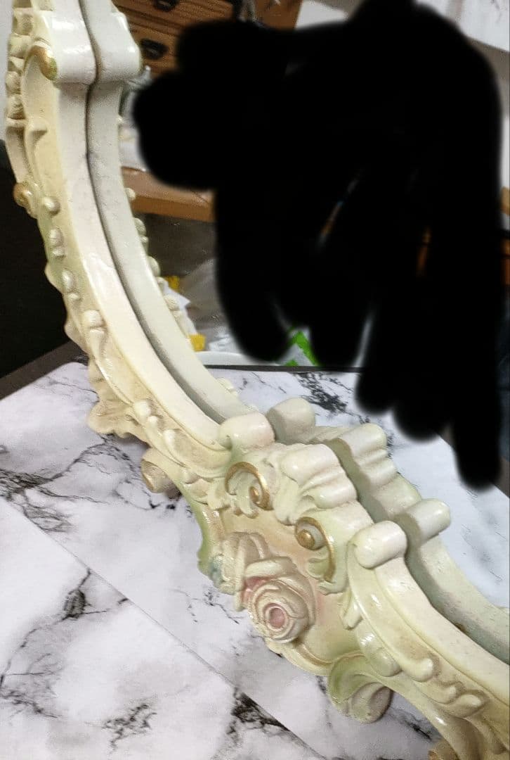 ロココ調 天使 ミラー プリンセス 高さ約110cm