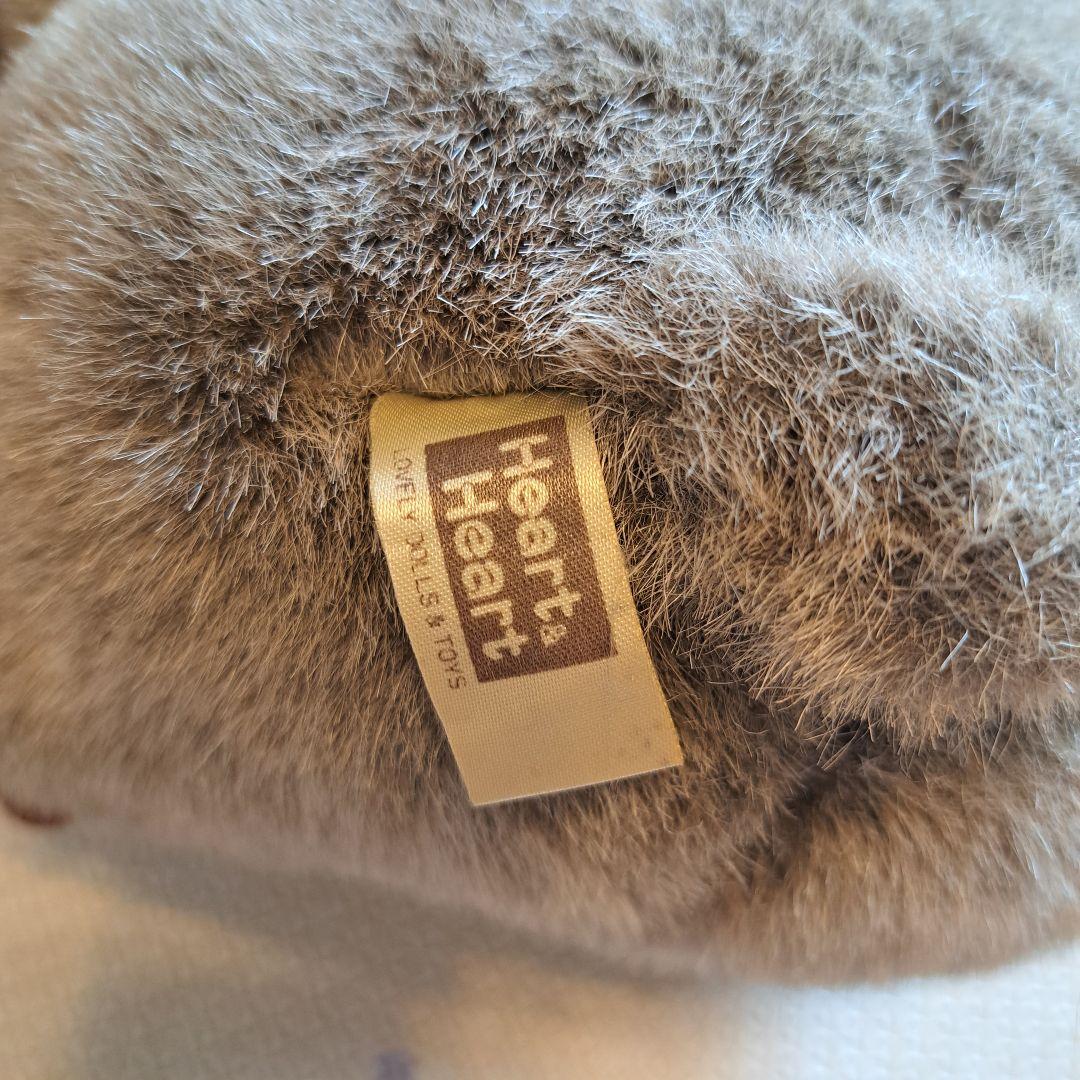 HEART&HEART もぐらのぬいぐるみ メガネ とうもろこし ナカジマ