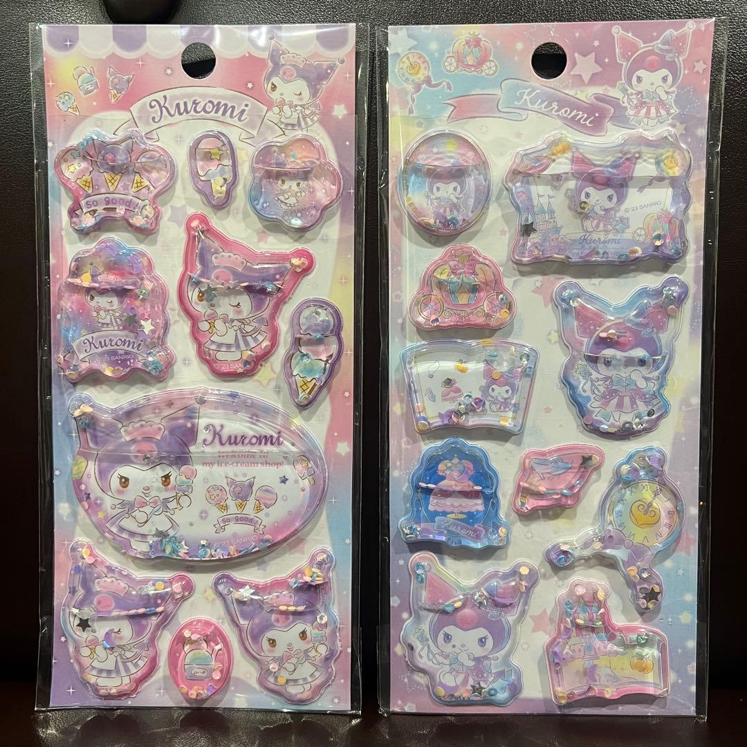 国内未発売・海外正規品】 サンリオ クロミ ウォーターシール 5枚