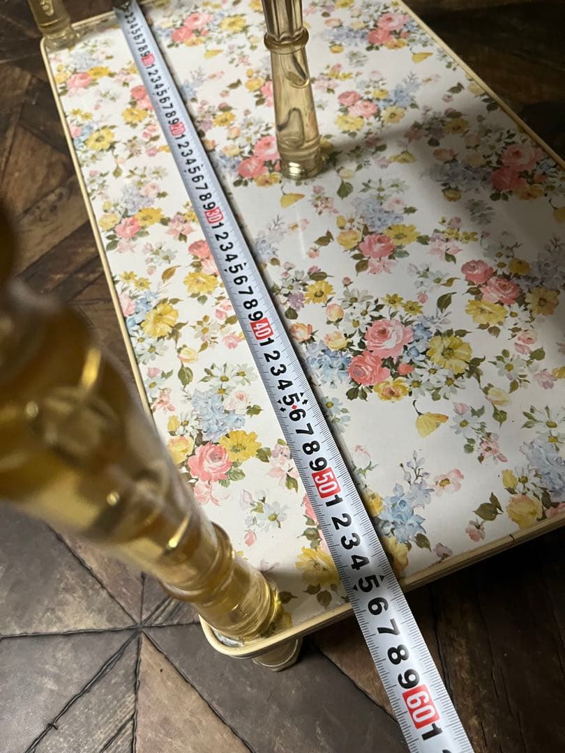 希少 気泡 花柄 レトロポップ 昭和レトロ 棚インテリア アンティーク 当時物