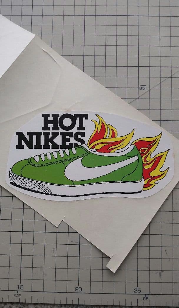 Old 珍品 NIKE ステッカー２点 1970年代