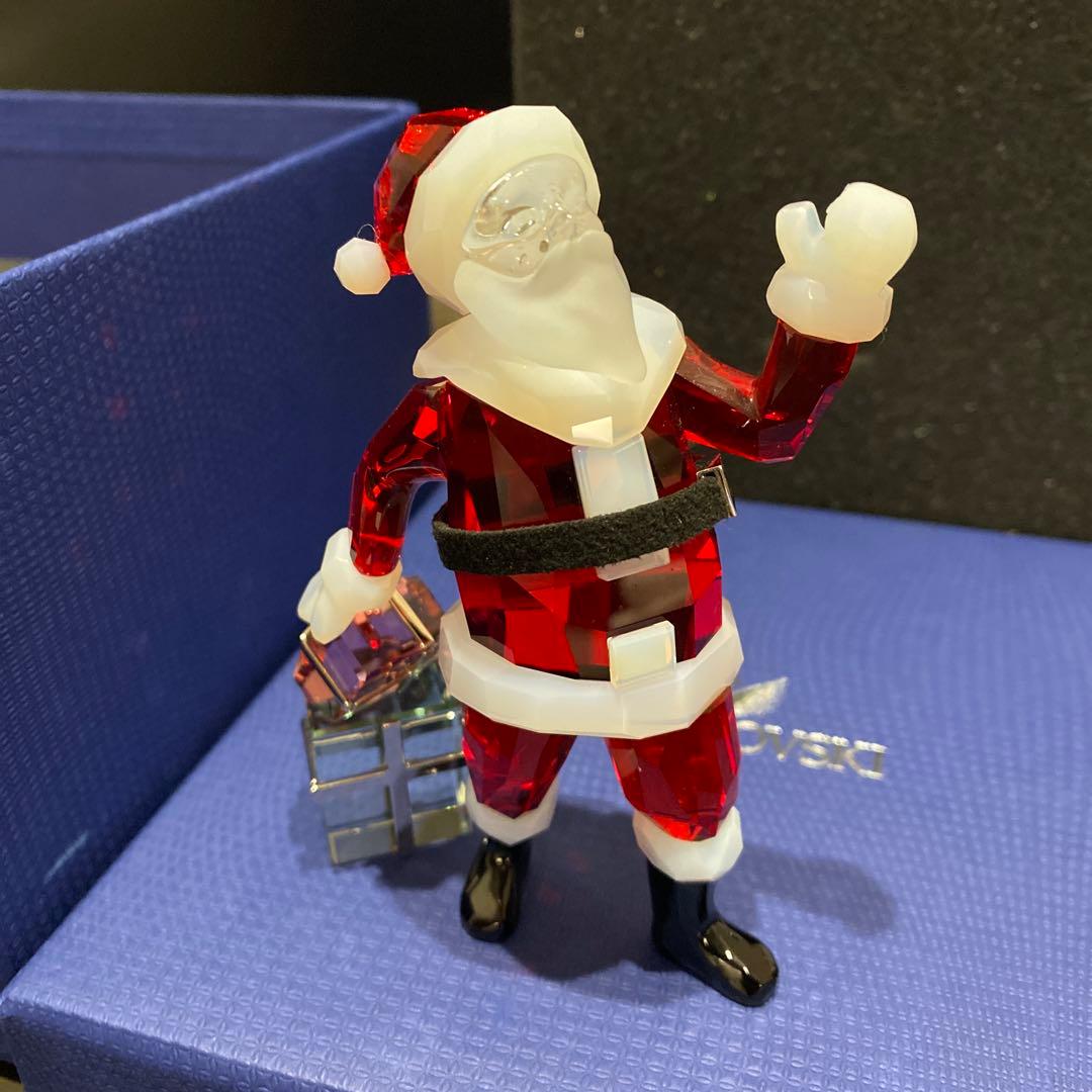 スワロフスキー SWAROVSKI サンタクロース オブジェ - メルカリ