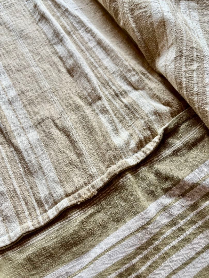 フランスアンティーク トワルドマトラ 大判 266×190cm ソファカバー等に