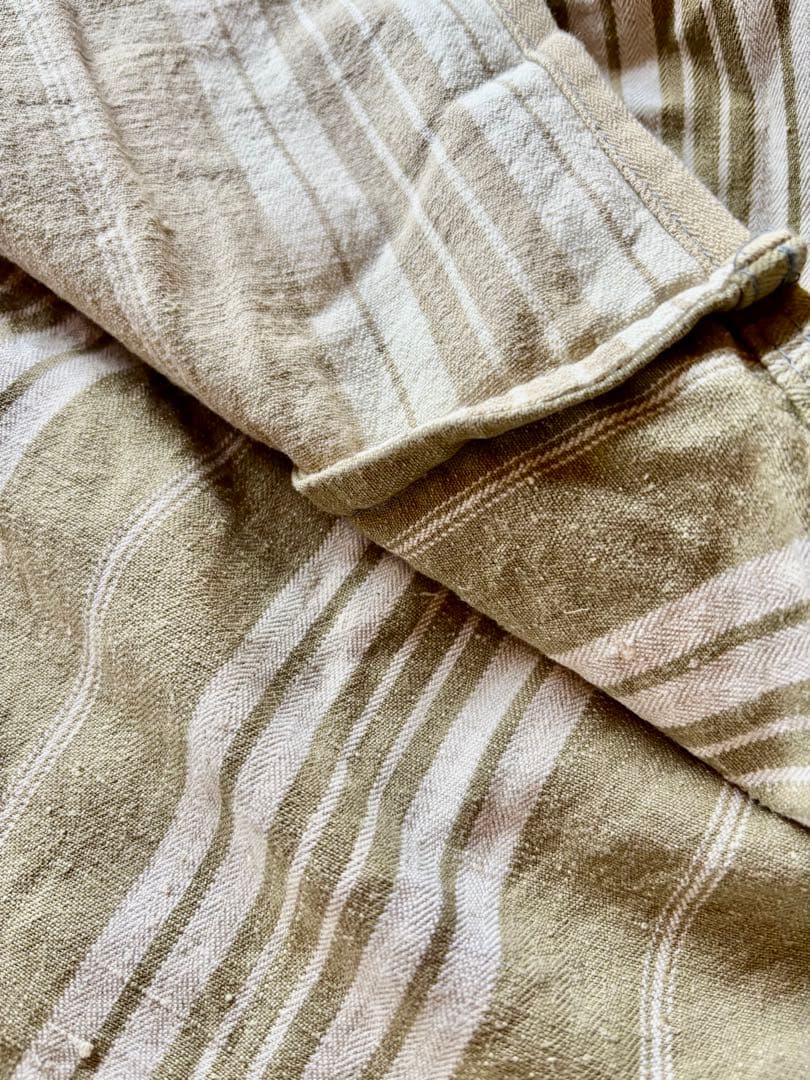 フランスアンティーク トワルドマトラ 大判 266×190cm ソファカバー等に