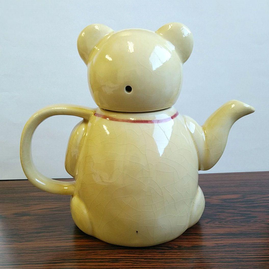 英国ヴィンテージ Price & Kensington テディベア ティーポット