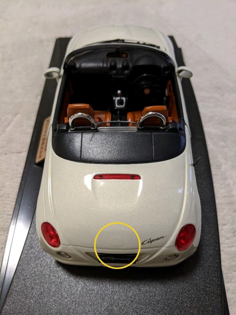 ダイハツ コペン 創立100周年記念 1/18モデルミニカー - メルカリ