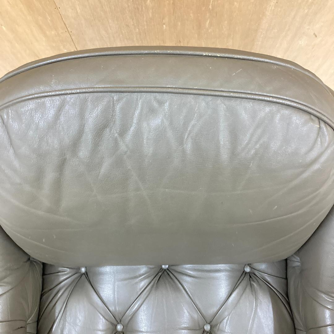 【マルニ】ベルサイユ　本革　アームチェア 1人掛けソファ　シングルソファ　B