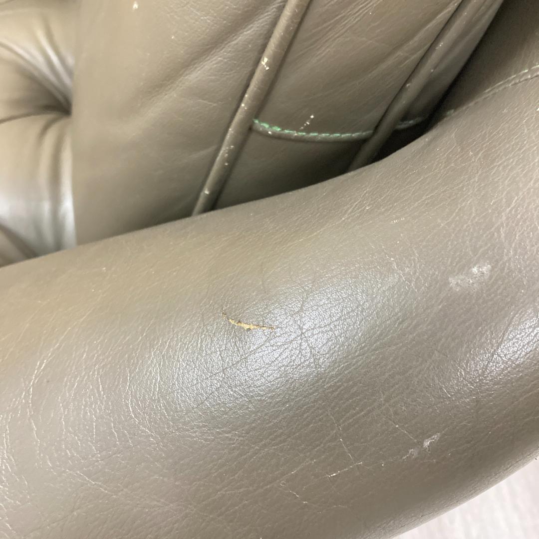 【マルニ】ベルサイユ　本革　アームチェア 1人掛けソファ　シングルソファ　B