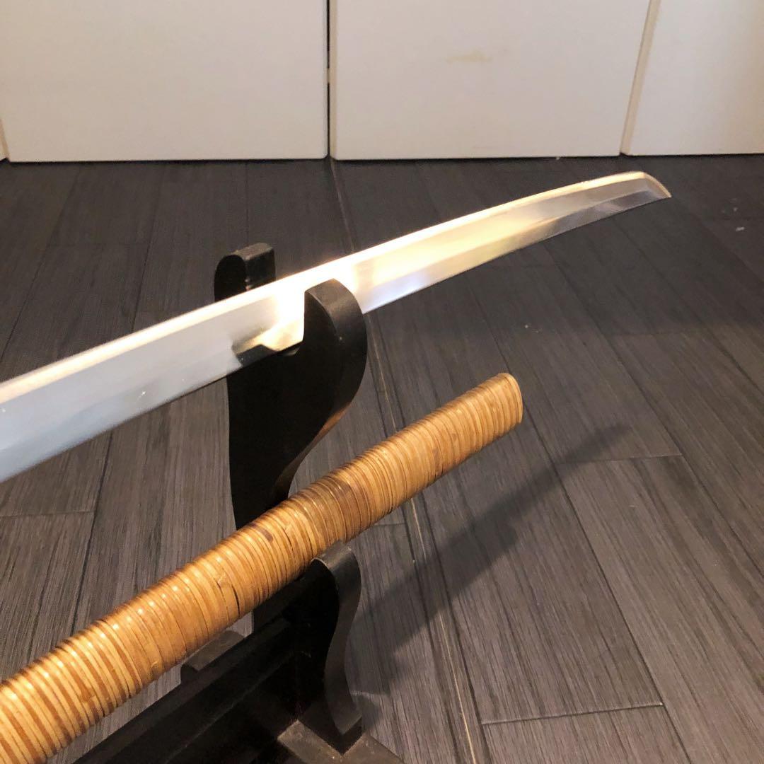 最高級模造刀 高級居合刀 藤巻き仕様 亜合金刀身 名刀 居合刀