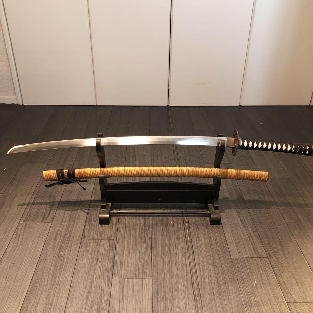 最高級模造刀 高級居合刀 藤巻き仕様 亜合金刀身 名刀 居合刀