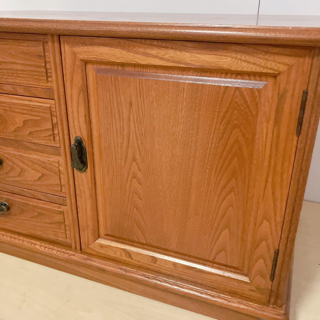 天然木　木製　チェスト　サイドチェスト　サイドラック　ローボード　箪笥