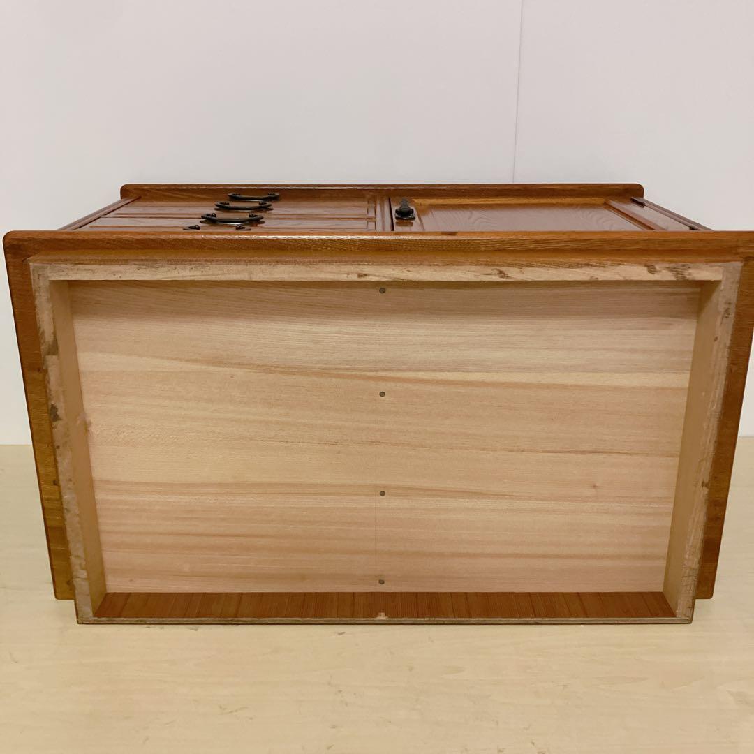 天然木　木製　チェスト　サイドチェスト　サイドラック　ローボード　箪笥