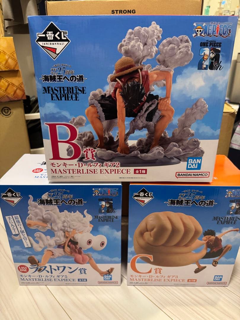ワンピース 一番くじ 海賊王への道 フィギュア コンプ B C ラストワン