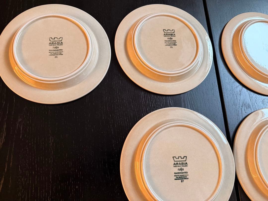 ARABIA Ruija アラビア ルイヤ セット（プレート6枚、スープ皿4枚