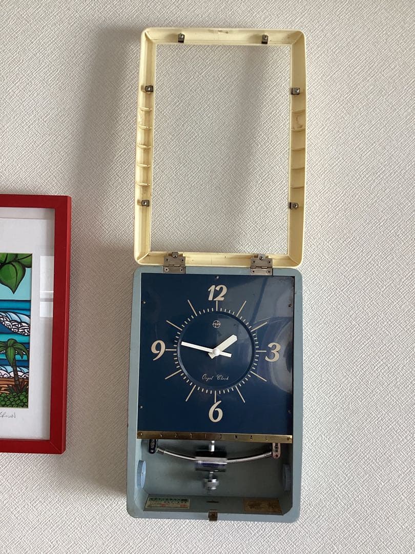 National(現Panasonic)オルゴール時報 振り子時計 昭和30年代 - メルカリ