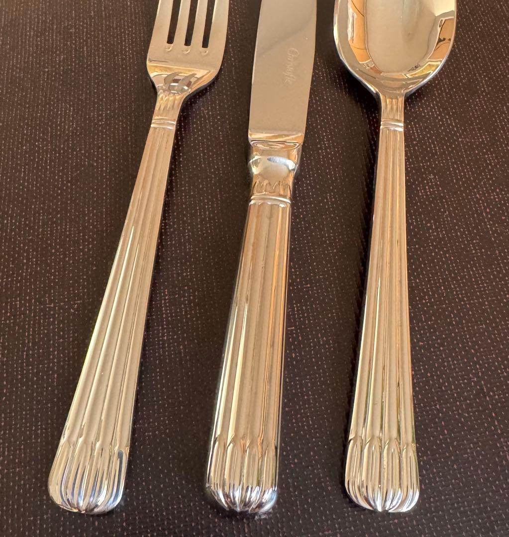 Christofle クリストフル オシリス 3本セット ステンレス ③