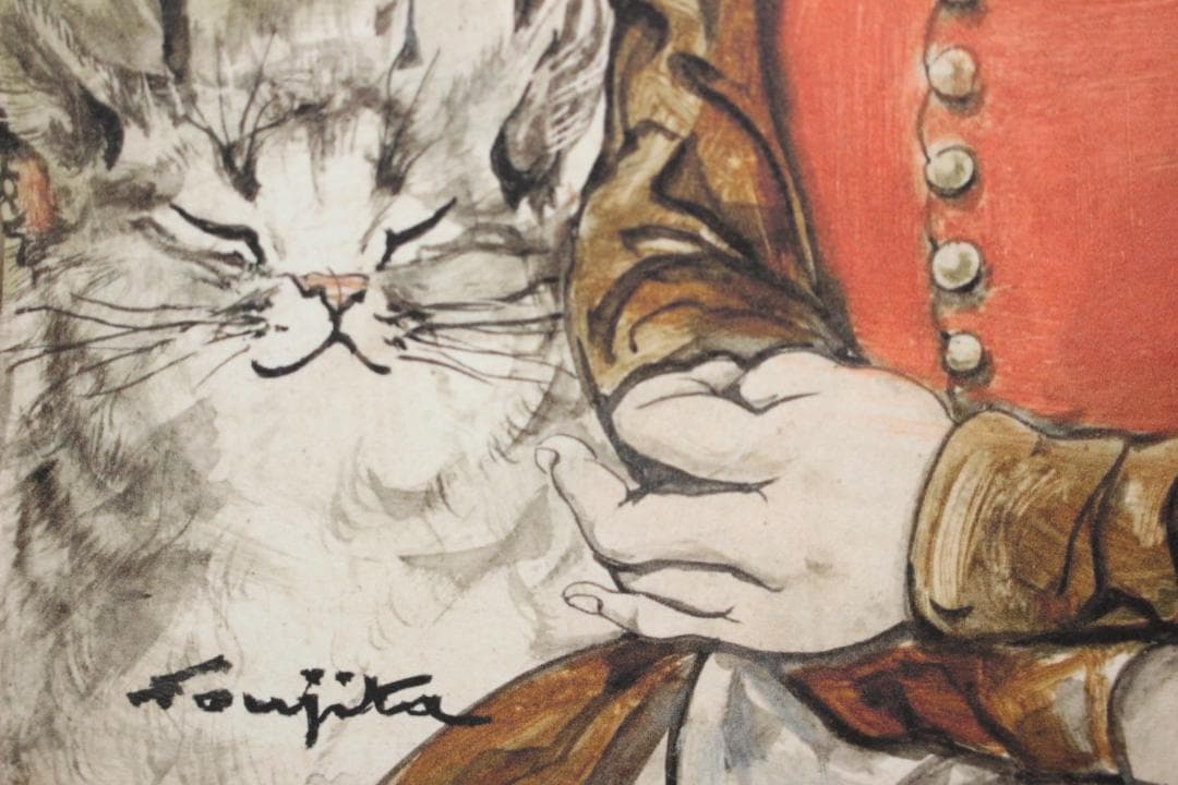 藤田嗣治 エスタンプリトグラフ「少女」 73/250 - メルカリ