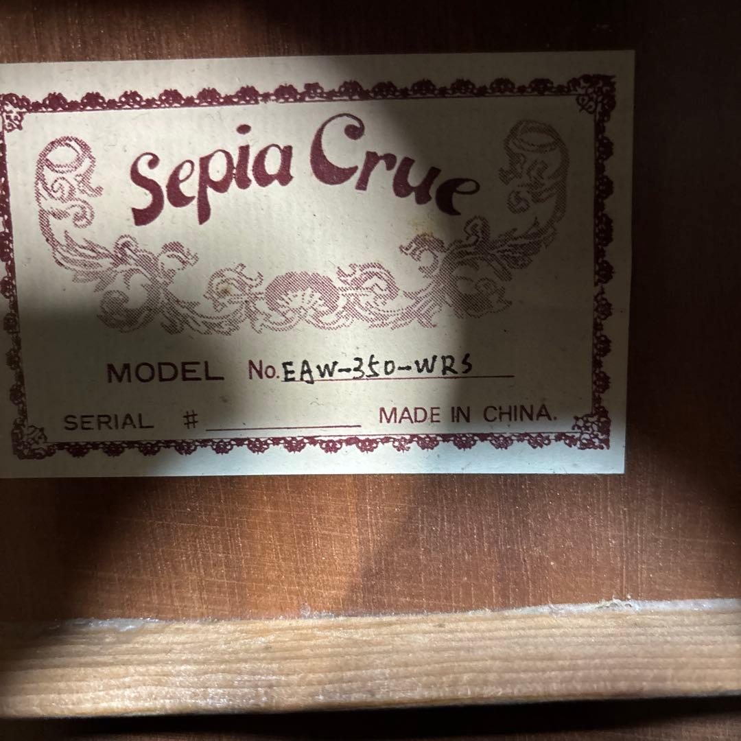 値下げ！Sepia Crue EAW350-WRS エレアコ 小ぶり新品弦❗️