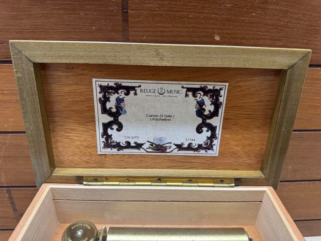 REUGE MUSIC リュージュ72弁オルゴール カノン3パート