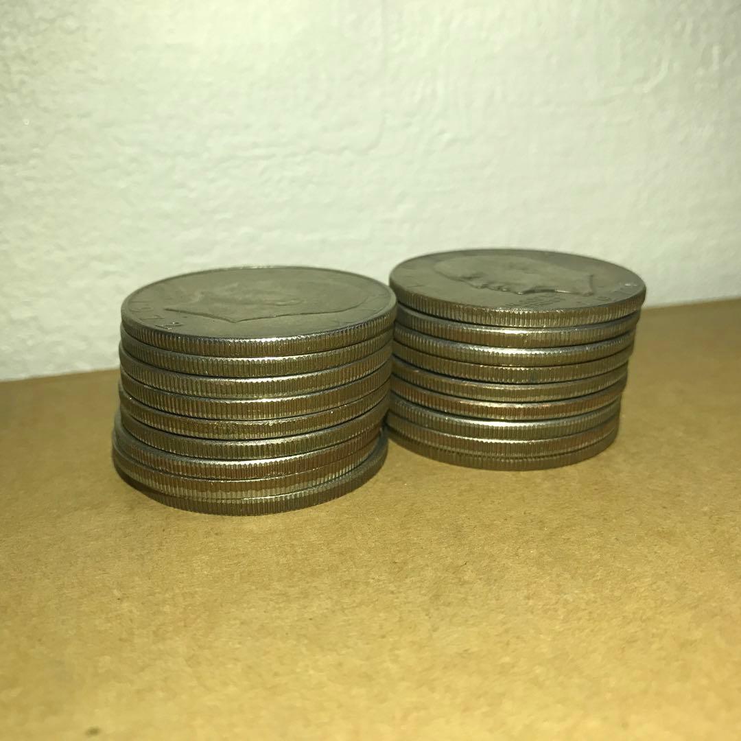 アイゼンハワー 1ドル 大銀貨 1971-1974 18枚