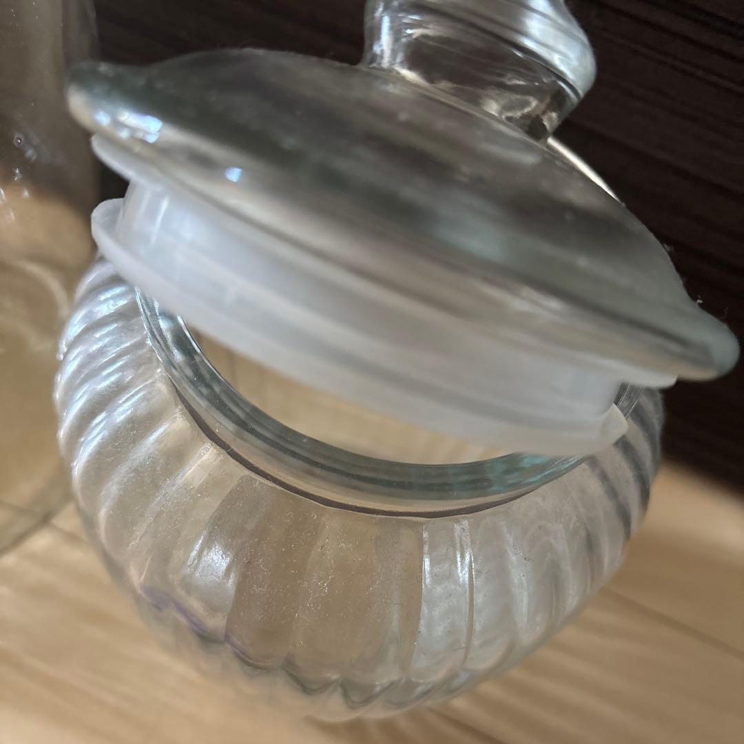 レトロなガラス瓶　　2点　送料込