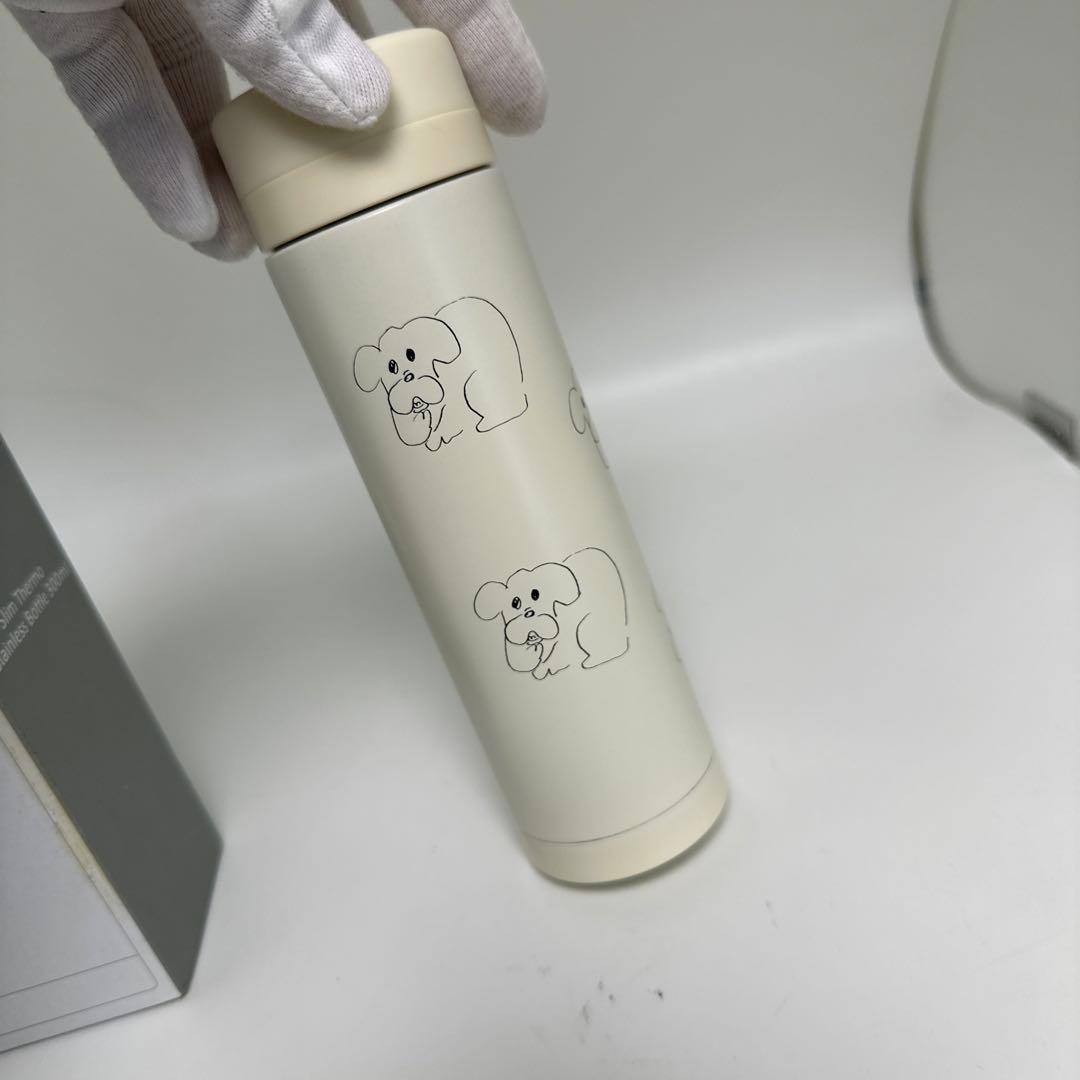 2017年製　廃盤　モデル　菊池亜希子　コラボ　スリムサーモマグ　犬デザイン